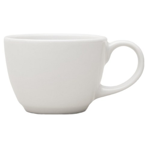 해피정 몽 블랑코 더블 에스프레소잔 110ml, 1개, 화이트