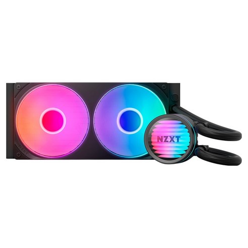 NZXT KRAKEN CORE 240 RGB 쿨러 RL-KR24C-B1, 블랙, 1개