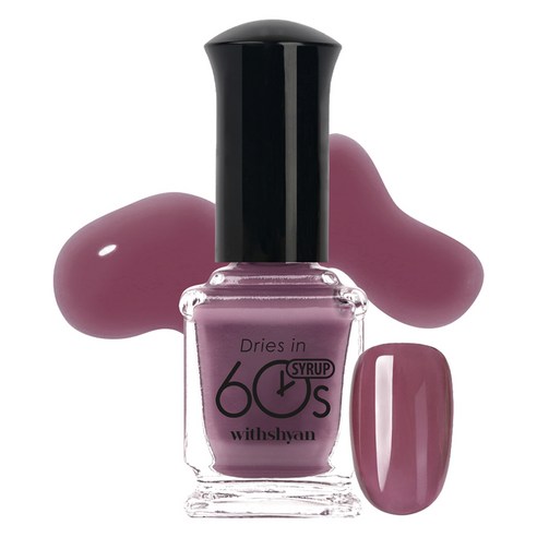 위드샨 60초 매니큐어, M176 고구마시럽, 9ml, 1개