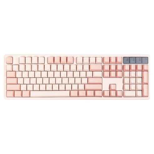 큐센 PBT 체리 프로파일 한글 키캡 122키 세트, 벚꽃, 제조사축