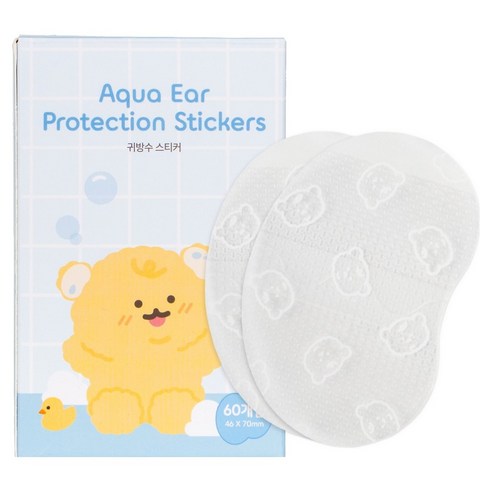 아가드 유아용 귀방수 스티커 60p