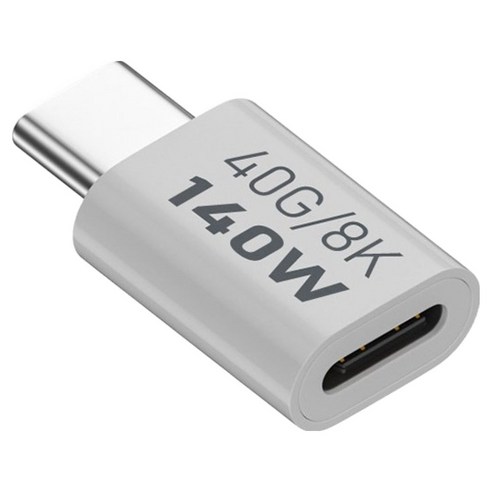 컴스 USB Type C 연장 젠더 MF C타입 140W 40Gbps UHD 8K 60Hz, JA325, 1개