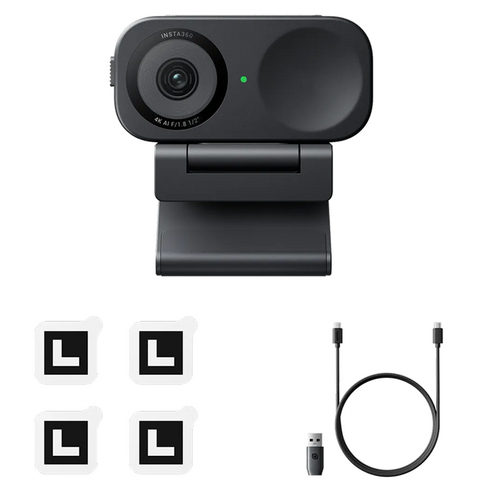 인스타360 화상카메라 Link 2C, 블랙