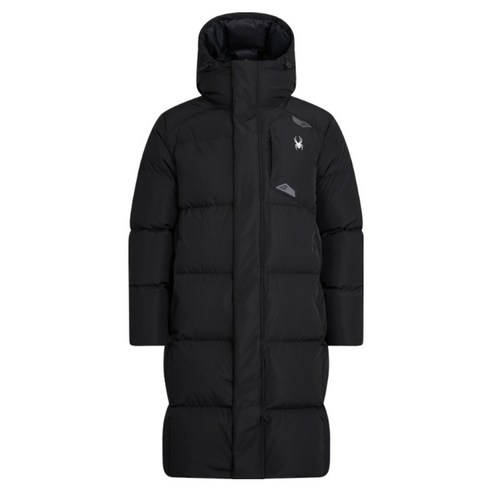 스파이더 남녀공용 롱 다운 자켓 SOKWCNDJ201MBLK