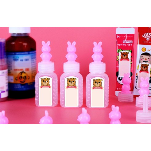 PE 분홍 토끼 뚜껑 캐릭터 물약병 RABB 20ml 실사용 후기 | 효과 있을까? - 상품 이미지 4