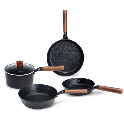 마이셰프 인덕션 포레스타 실속 프라이팬 세트 후기 분석 - 팬 내부 코팅 상세