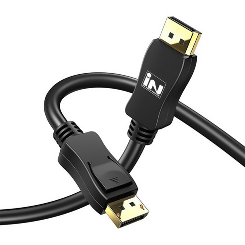 인네트워크 8K UHD 지원 디스플레이포트 DP Ver1.4 모니터 영상 케이블 IN-8KDP14V, 1개, 2m