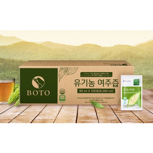 보뚜 유기농 여주즙 100포 8L, 1개 이미지 2