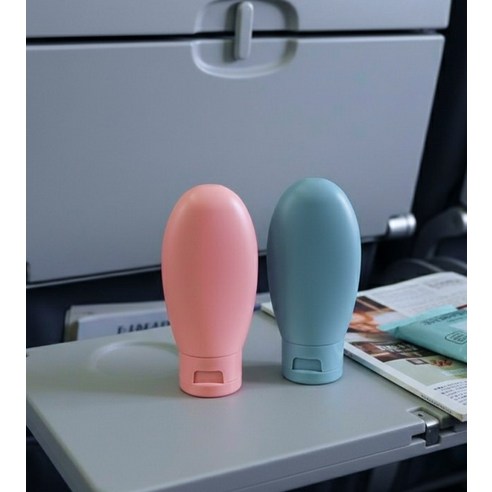 벨리안 여행용 샴푸 바디워시 공병 60ml x 6종 + 파우치 20 x 13 x 6 cm 세트 이미지 4