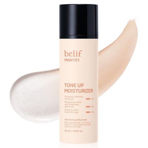 빌리프 맨 101 톤업 모이스춰라이저 로션 올인원, 50ml, 1개