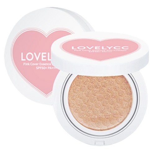 러블리씨씨 핑크 커버 에센스 선쿠션 SPF50+ PA+++ C17, 15g, 1개