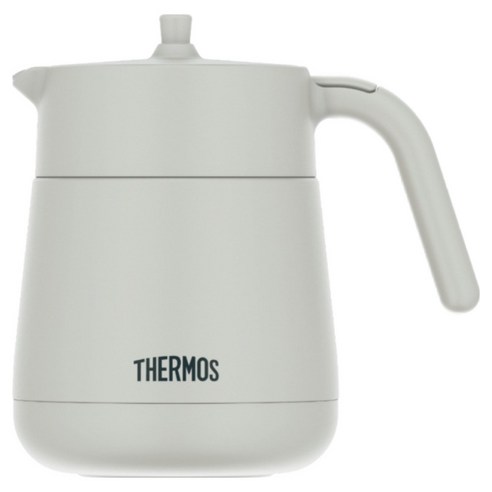써모스 보온보냉 테이블 티포트 TTE-700K, 써모스 TTE-700K-라이트그레이 LGY, 700ml, 1개