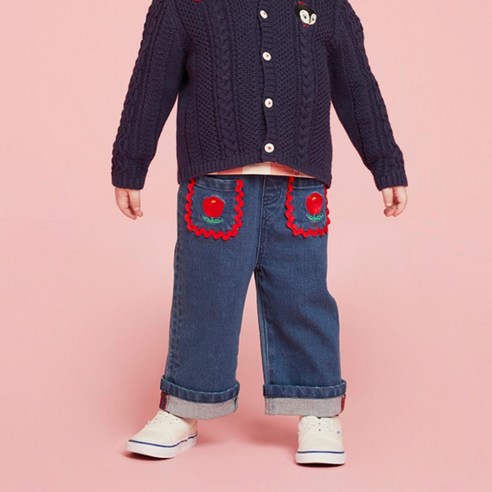 베베드피노 유아용 튤립 스트레이트 데님 팬츠 BP33DP227