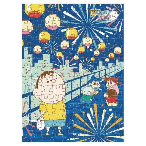 학산문화사 짱구 마츠리의 친구들 직소퍼즐, 150피스, 혼합색상, 1개