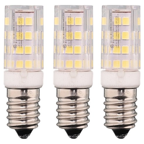 KDT LED 콘램프 E14 3W 전구, 3개, 주광색