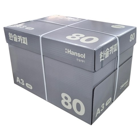 한솔 복사용지 80g, A3, 2500개