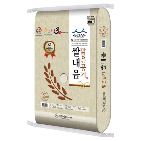 쌀내음맑은공기 대우미곡 맑은공기 쌀내음, 10kg, 1개, 상등급