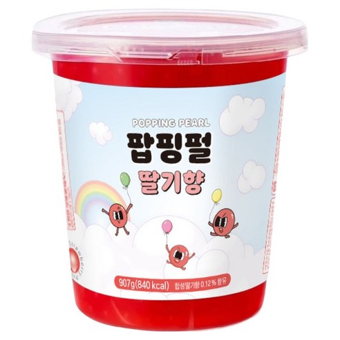 토핑스 팝핑펄 딸기향, 907g, 1개, 1개입