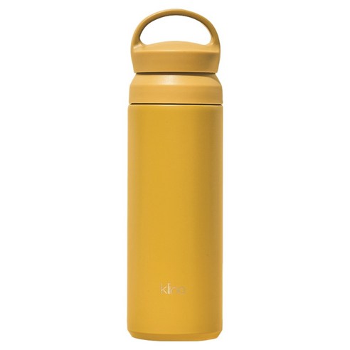 클리나 핸디온 보온 보냉 스텐 텀블러, 머스타드, 1개, 500ml