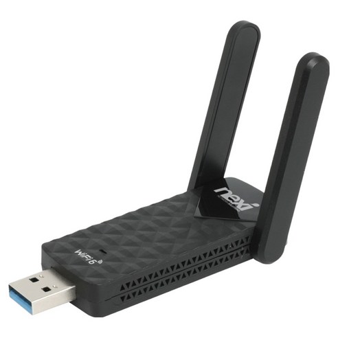 넥시 Wi-Fi6 AX1800 듀얼밴드 USB 무선랜카드, NX-AX1800, 1개
