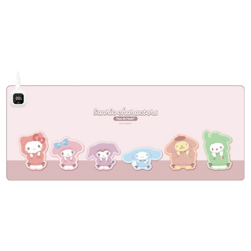 로이체 산리오 캐릭터즈 원터치 온열 장패드 SAN-RHP-B-TB