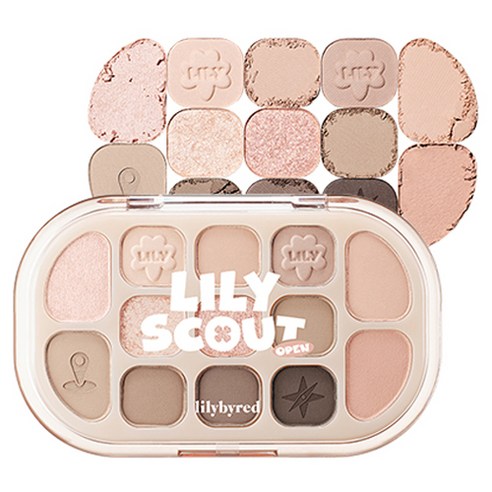 릴리바이레드 듀이핏 팔레트, 05 아몬드밀크, 1개