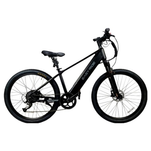 이지라이드 PRO 36V 350W 16.7Ah 전기자전거 EN-27.5 고객적집설치, 블랙, 알루미늄