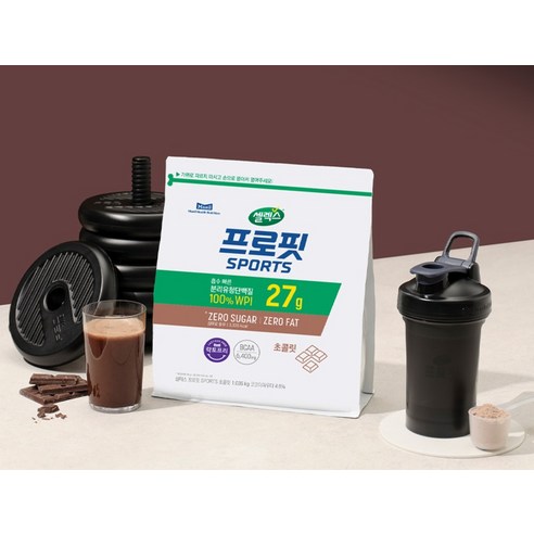 셀렉스 프로핏 프로틴 파우더 초콜릿 1.035kg, 1개 이미지 2