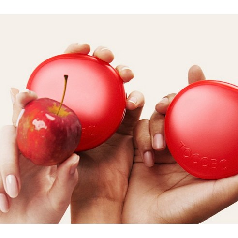 토코보 애플 듀이 핏 쿠션 15g, 22 로지, 1개 후기 분석 - 제품 측면 두께감