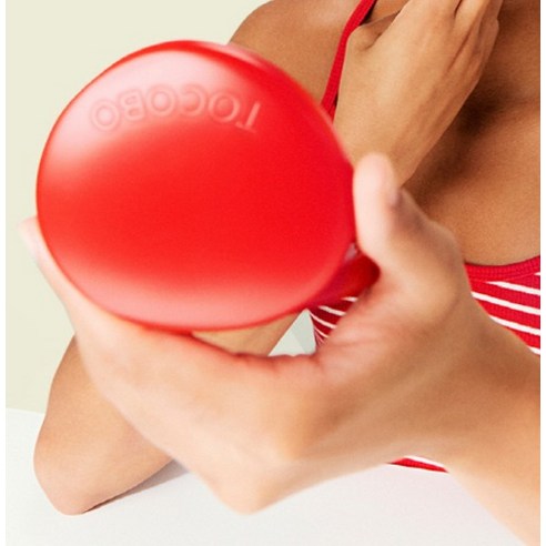 토코보 애플 듀이 핏 쿠션 15g, 22 로지, 1개 후기 분석 - 퍼프 및 내부 구조