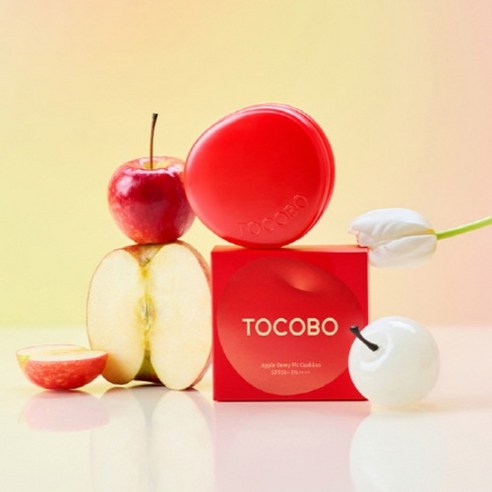 토코보 애플 듀이 핏 쿠션 15g, 22 로지, 1개 후기 분석 - 컬러 비교 샷