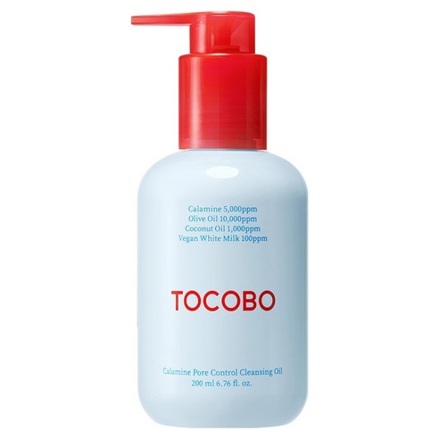 토코보 칼라민 포어 컨트롤 클렌징 오일, 1개, 200ml
