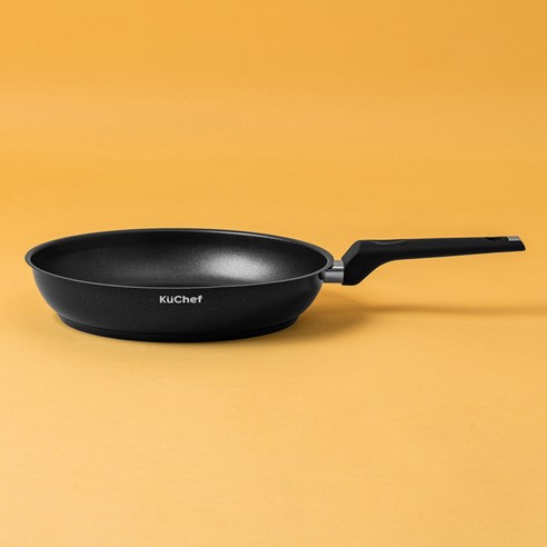 쿠쉐프 인덕션 스텐 세라믹 코팅 프라이팬 블랙, 1개, 28cm