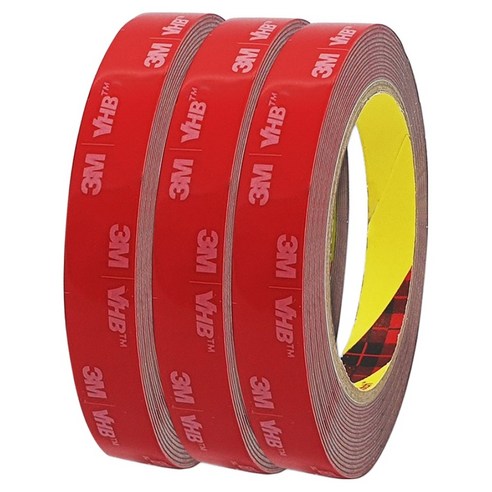 브이에이치비 쓰리엠 초강력 아크릴폼 그레이 양면테이프 14mm x 5m, 3개