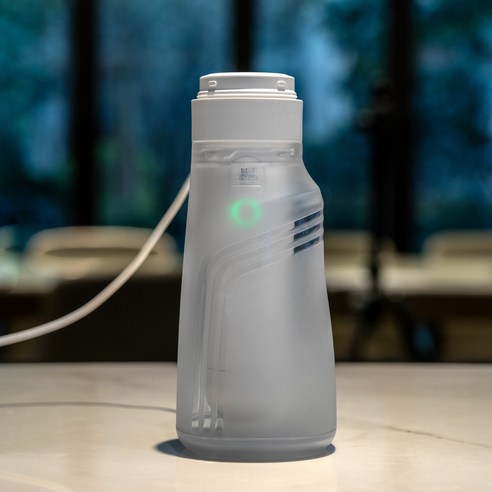 휴클린 2세대 C타입 충전식 대용량물통 휴대용 비데 화이트 MAX 400ml, CP9515, 고객직접설치
