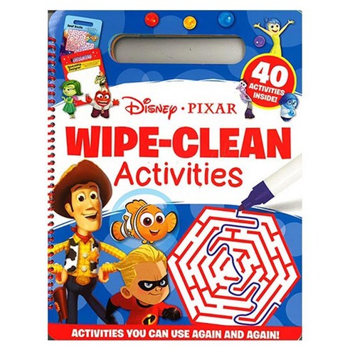 Disney Pixar Wipe Clean Activities, Autumn publishing