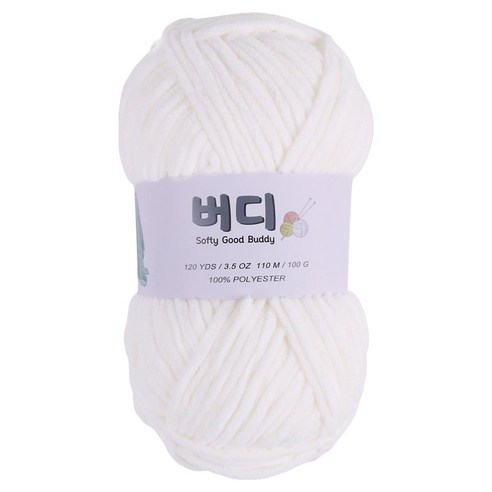 마마니트 버디 뜨개실, 1개, 2 아이보리