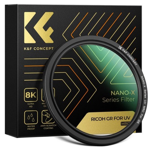 케이앤에프컨셉 NANO X 리코 GR 시리즈용 MCUV 렌즈 필터, 1개, SKU.2319