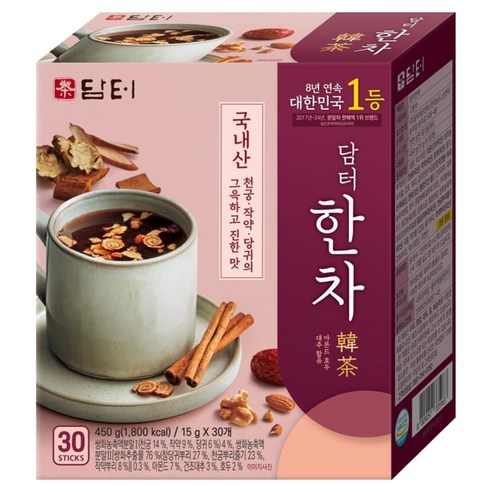 담터 한차, 15g, 30개입, 1개