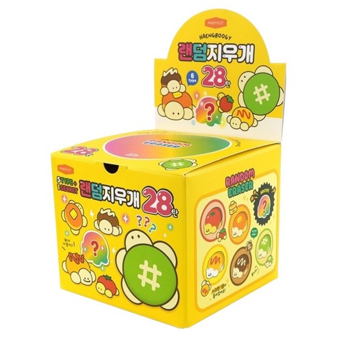 핑크풋 28탄 랜덤지우개, 랜덤발송, 24개