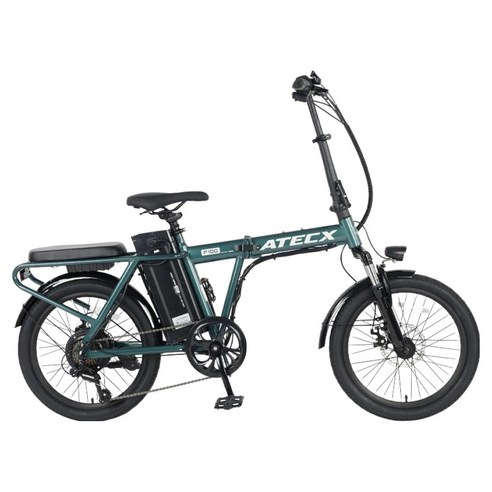 ATECX 48V 7.8Ah 500W 전기자전거 ATECX F100 고객직접설치, 그린, 알루미늄