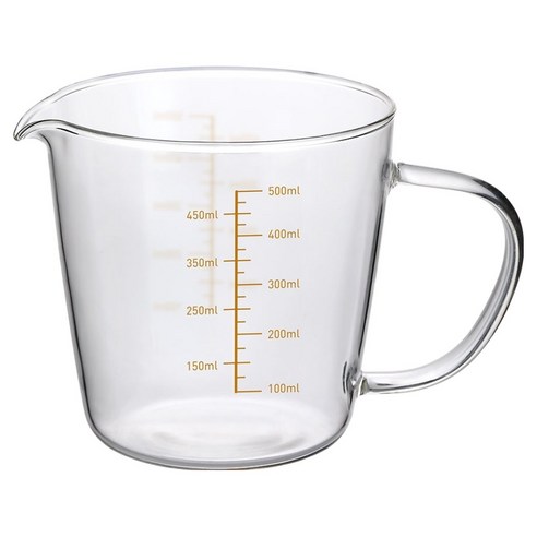벨라쿠진 베라 내열유리 계량컵, 투명, 1개, 500ml