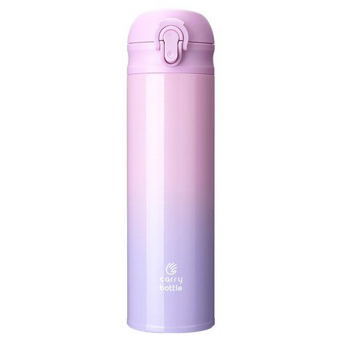 캐리보틀 이지보틀 보온 텀블러, 1개, 480ml, 로지라벤더
