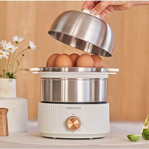 헤르젠 올스텐 찜기마스터 후기 분석 - 조리 중인 모습 및 증기 배출