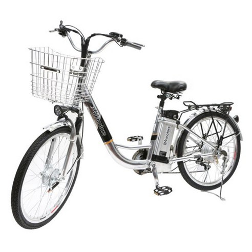 이지라이드 KJ24 60.9cm 36V 500W 14Ah 삼성셀 장수 전기 자전거 고객직접설치, 실버, 알루미늄