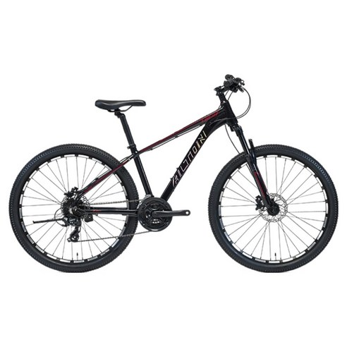 알톤스포츠 샌드스톤3.0D 69.9cm 시마노24단 유압 디스크브레이크 38.1cm MTB 자전거 방문설치, 블랙, 174cm, 1개