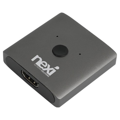 넥시 1:2 2:1 4K HDMI 양방향 선택기 블랙, 1개, NX1314