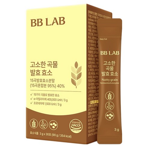 비비랩 고소한 곡물 발효 효소 30p, 1개, 30회분