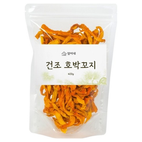 건조 호박꼬지, 1개, 400g