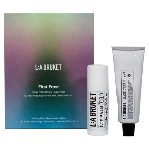 라부르켓 퍼스트 프로스트 립밤 아몬드 코코넛 + 핸드크림 세이지 로즈마리 라벤더 세트, 1세트